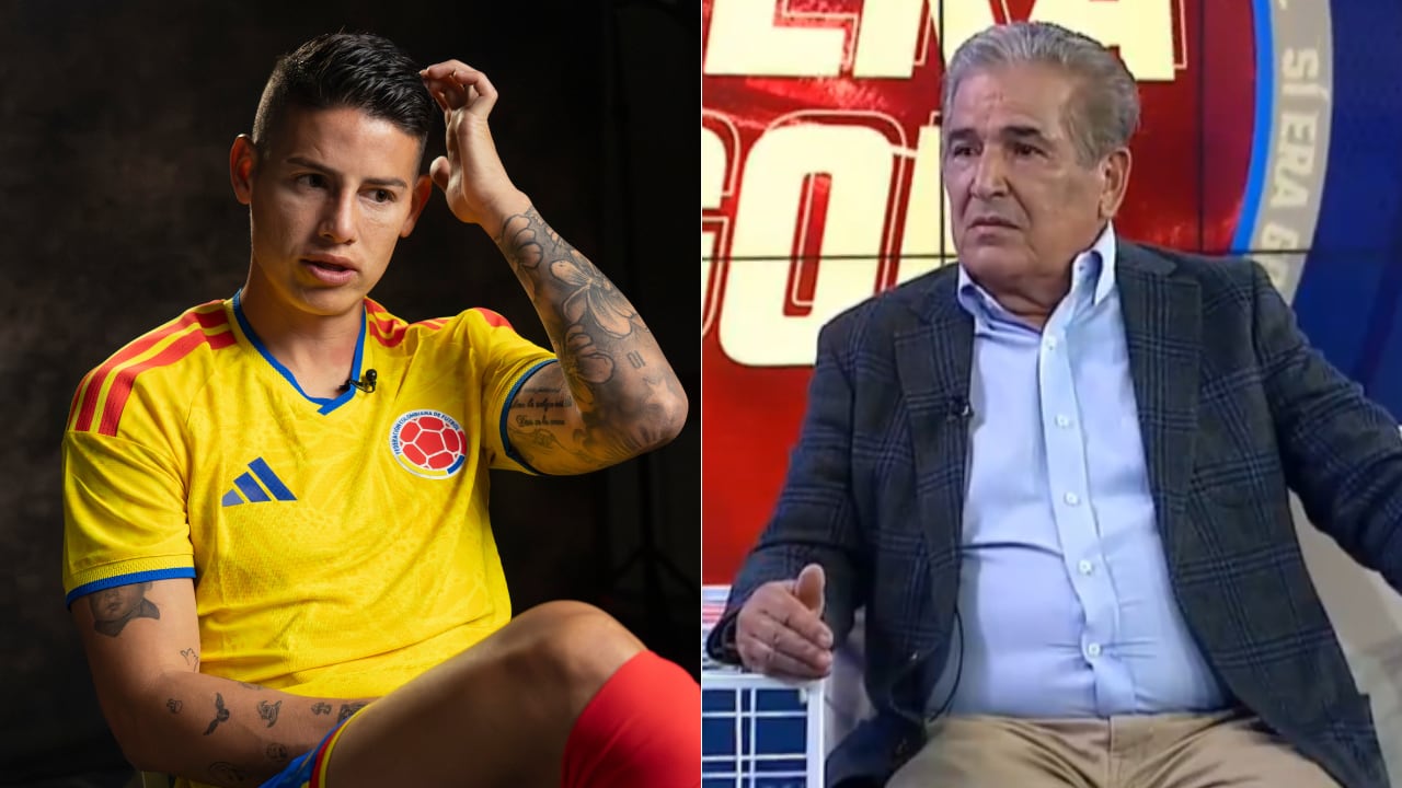 Jorge Luis Pinto bajó de la nube a James Rodríguez y le mandó recado por cómo ha sido su carrera