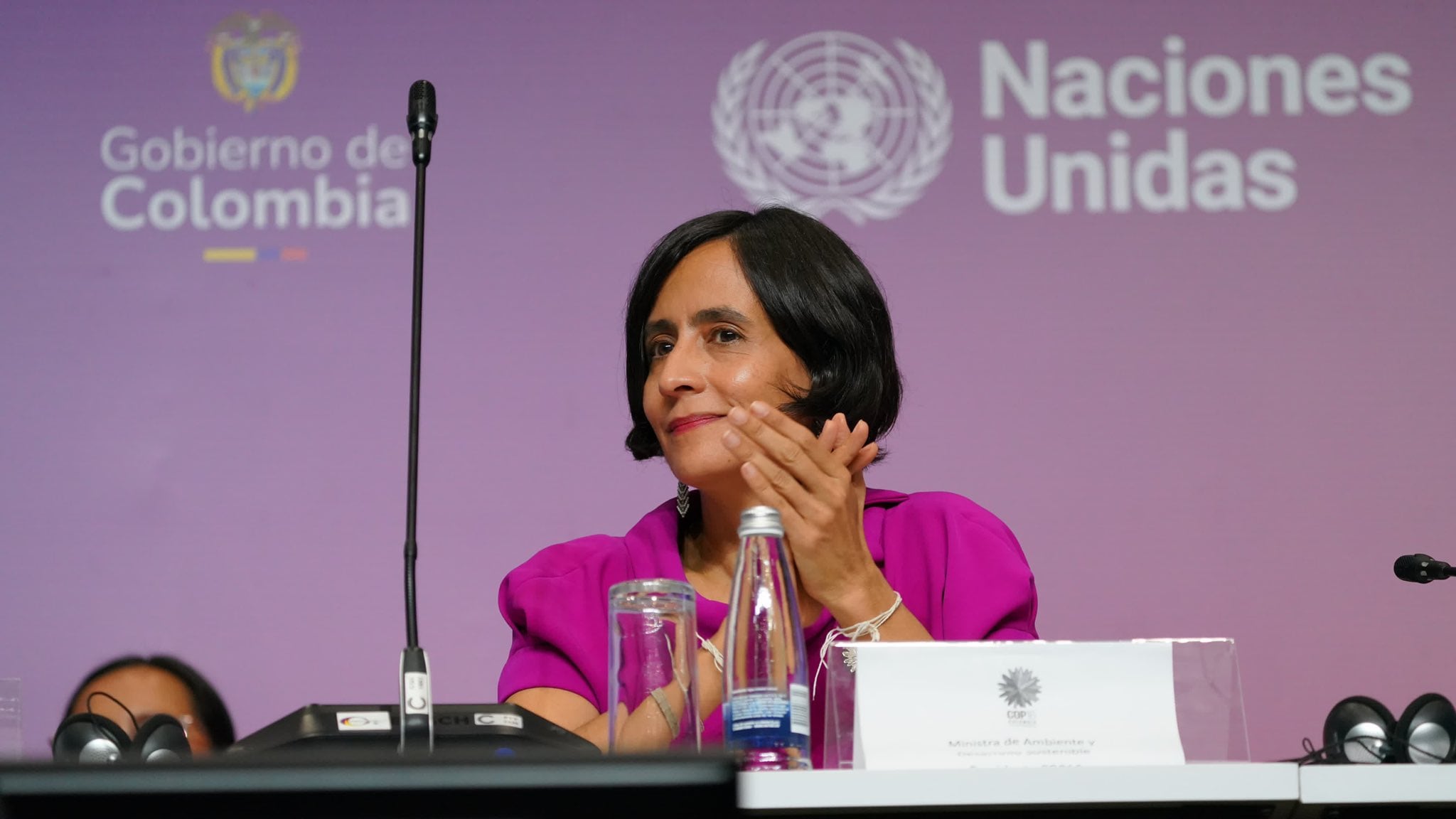 Susana Muhamad, presidenta de la COP16 y Ministra de Ambiente