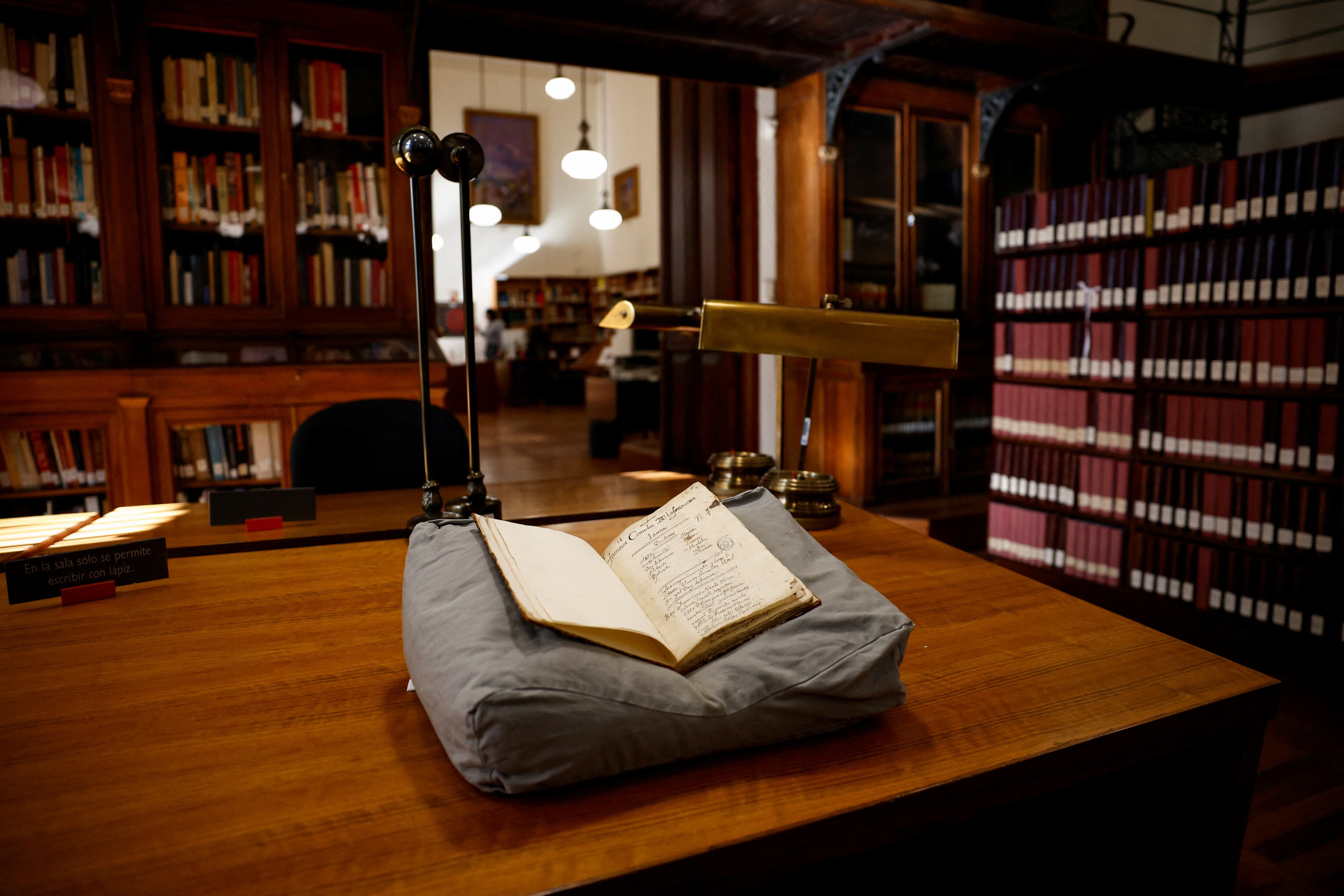 Con inteligencia artificial descubrieron en España nueva comedia, 'La francesa Laura', de Lope de Vega. Enero 31 de 2023. Foto: REUTERS/Juan Medina