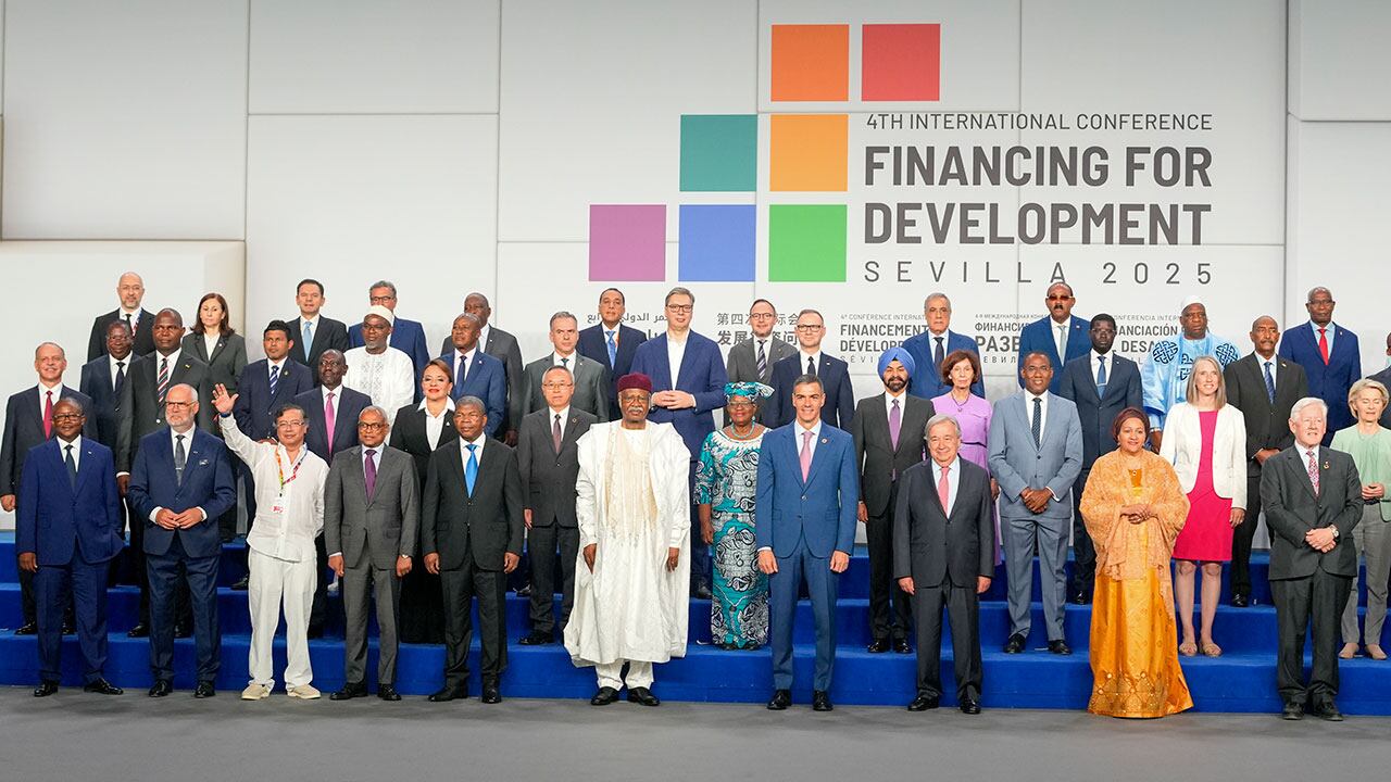 Intervención del presidente Gustavo Petro durante la IV Conferencia Internacional sobre la Financiación para el Desarrollo en Sevilla, España.