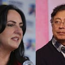 María Fernanda Cabal y Gustavo Petro