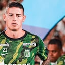 James Rodríguez, volante de Atlético Nacional, en Villavicencio