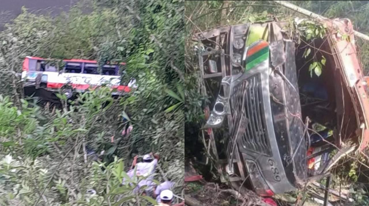 Unidades de los bomberos de Útica, Nocaima y Nimaima se desplazaron al lugar del siniestro.