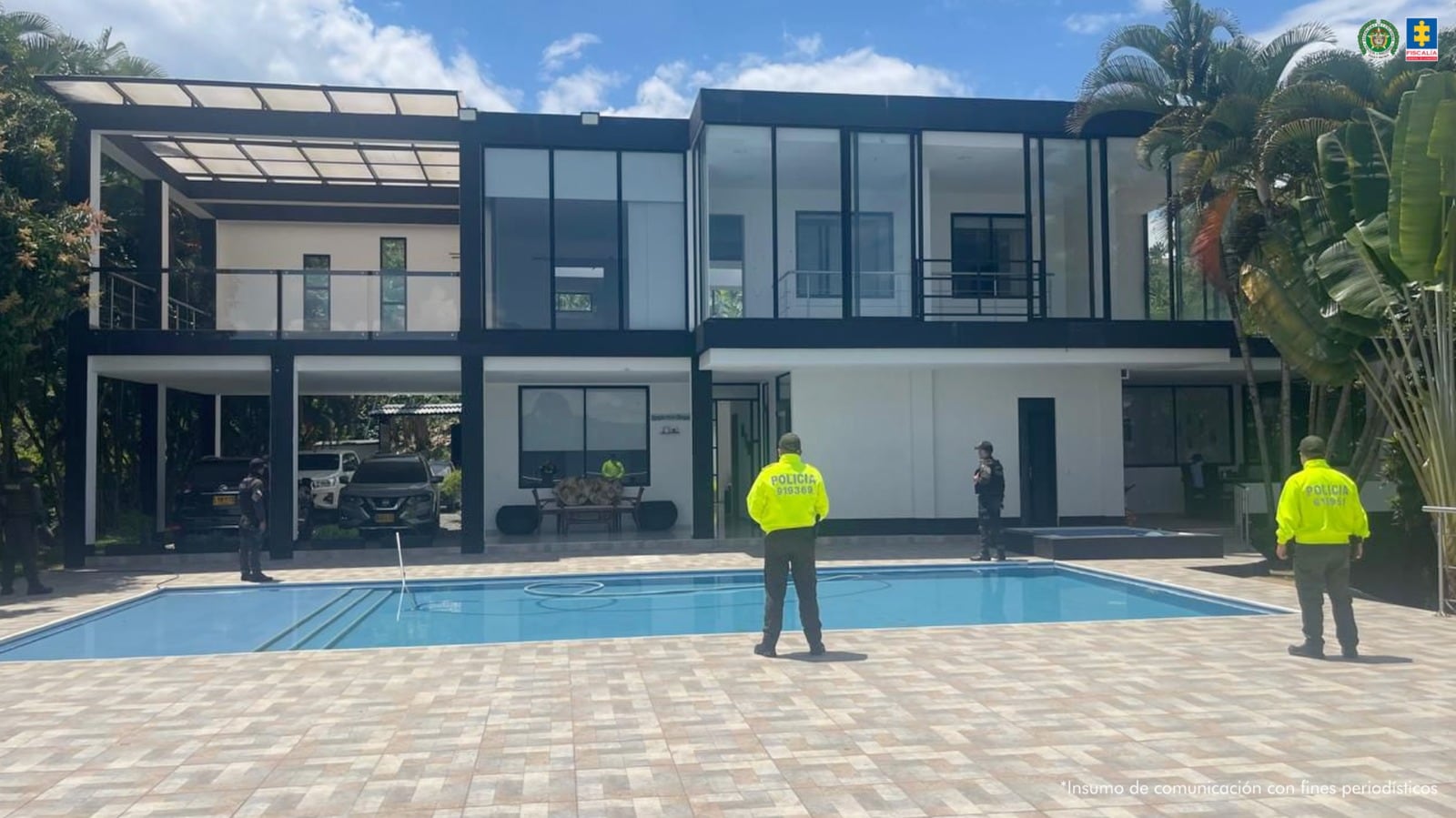 Uno de los bienes inmuebles que la Fiscalía le ocupó a Helmann Yesid Novoa Gómez, considerado como el narco invisible