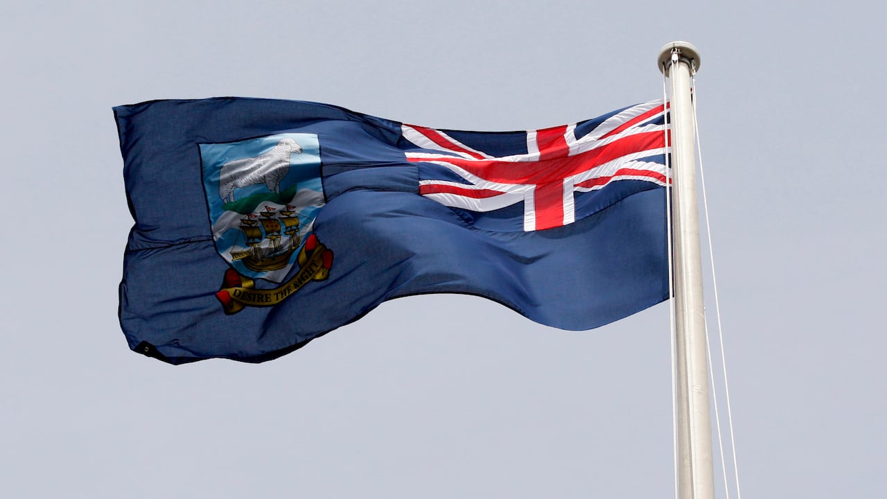 Bandera de las islas Malvinas (EFE).