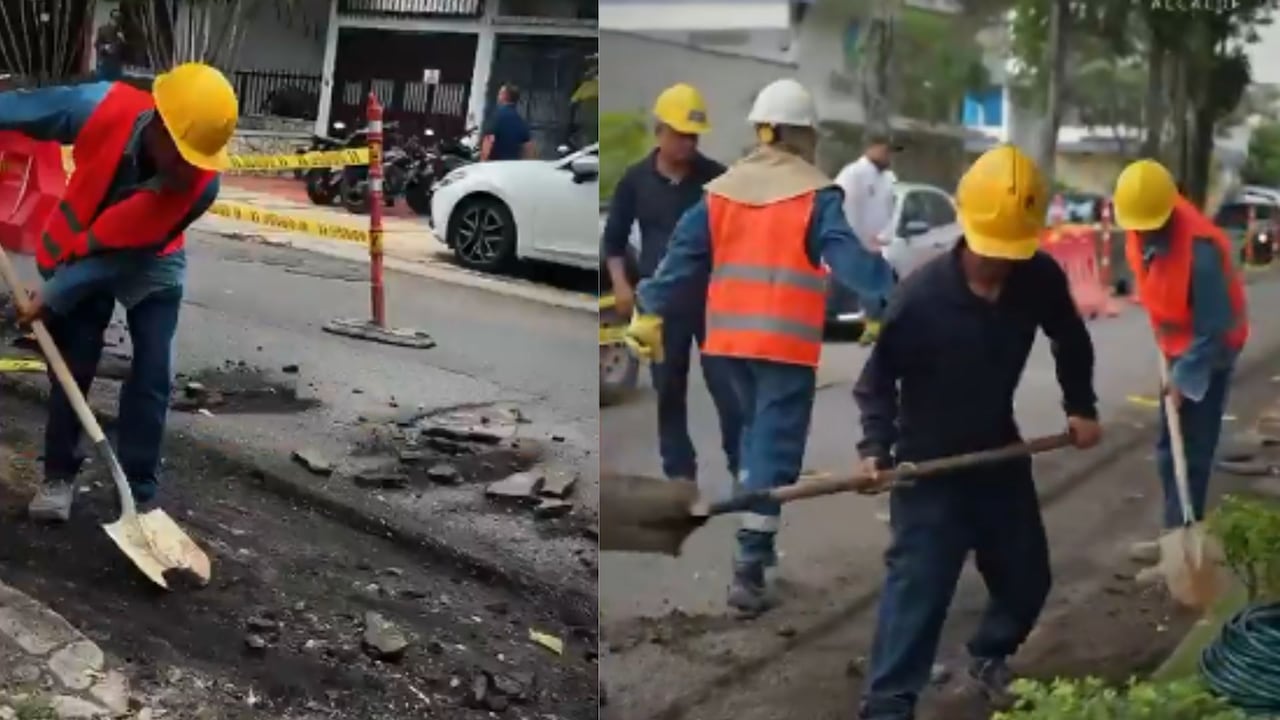 Cuadrillas de la Alcaldía de Bucaramanga iniciaron labores de reparación vial en distintos sectores de la ciudad para atender huecos y mejorar la movilidad.