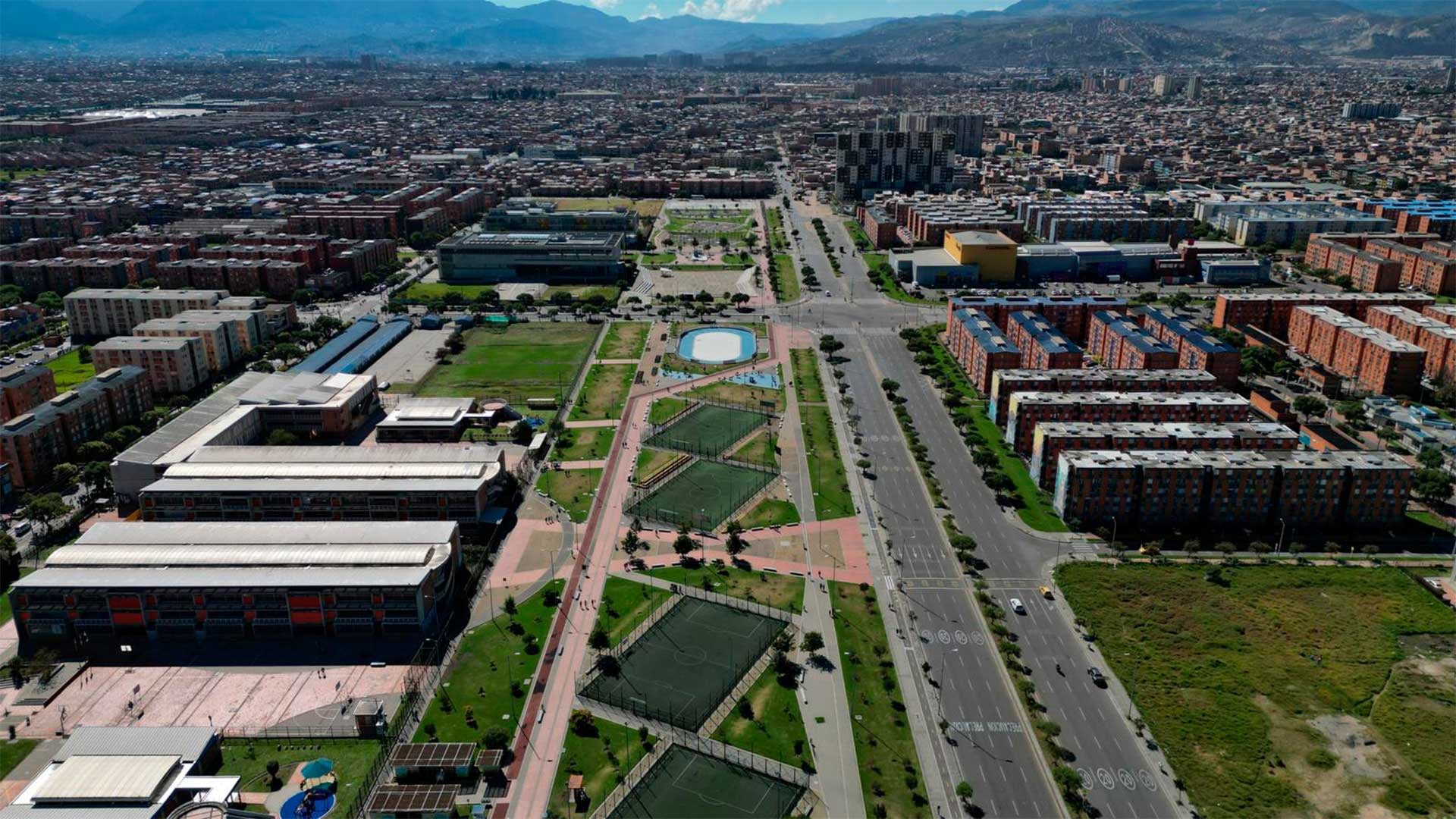 Patio Taller de la Primera Línea del Metro de Bogotá, en Bosa, Porvenir.