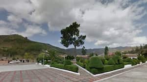 Parque principal de Busbanzá, en Boyacá. (Tomada página oficial Situr, Boyacá).