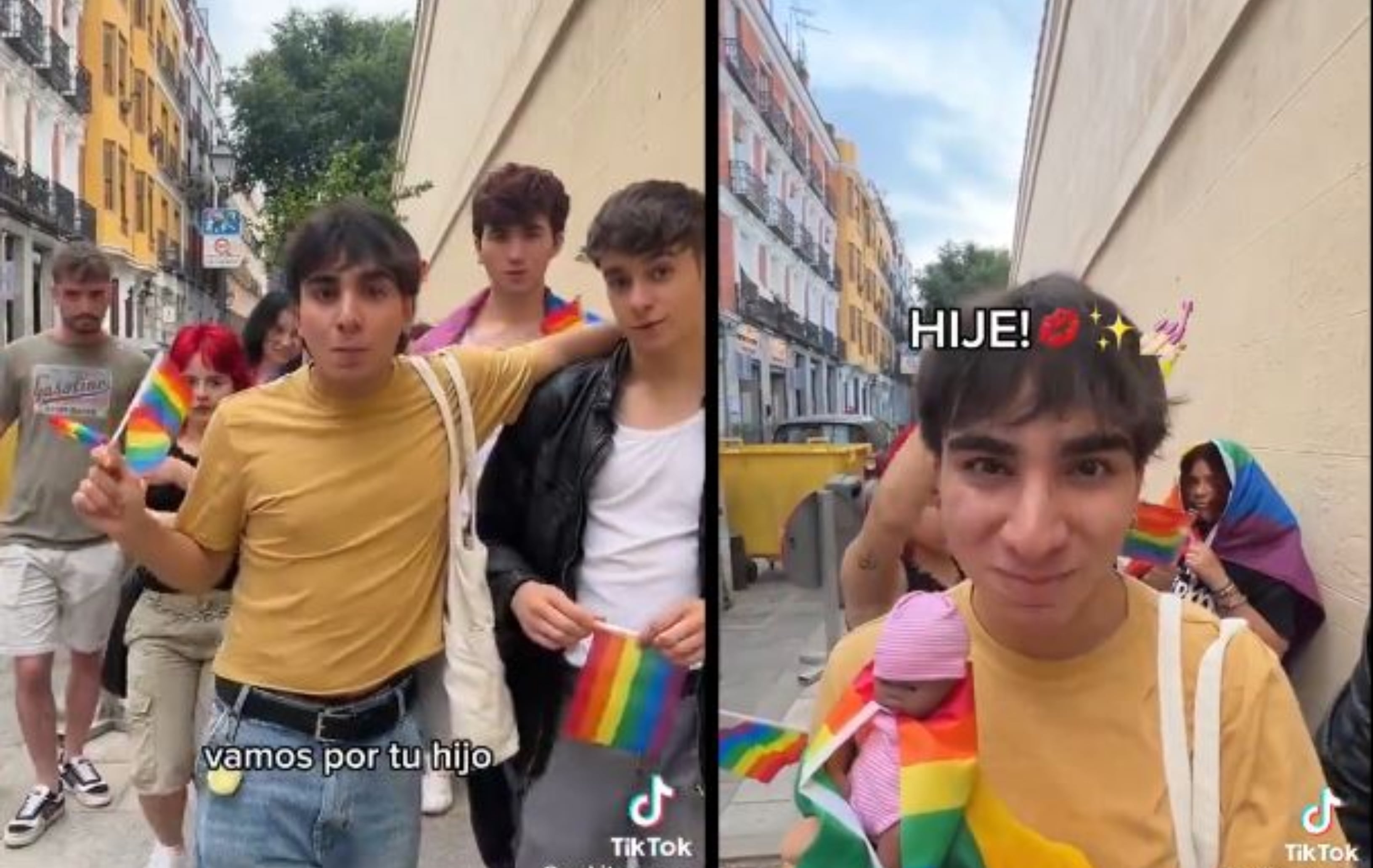 Campaña colectivo LGTBIQ+ en España.