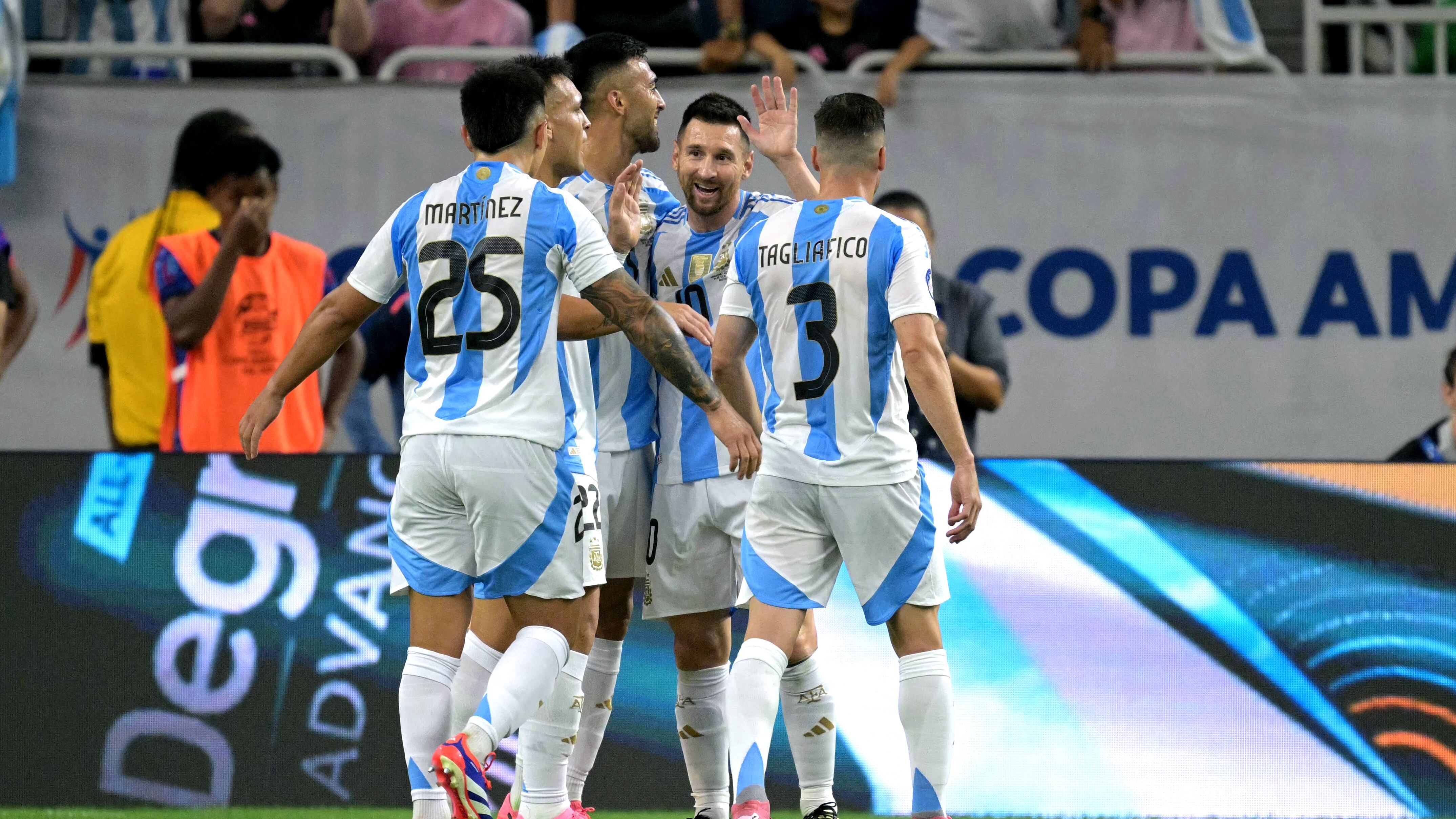 Argentina vs Ecuador - cuartos de final - Copa América 2024.