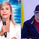 Dilian Francisca Toro y Gustavo Petro.