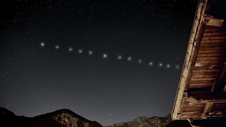 Starlink en el cielo nocturno: ¿cómo ver los satélites de Elon Musk de ...