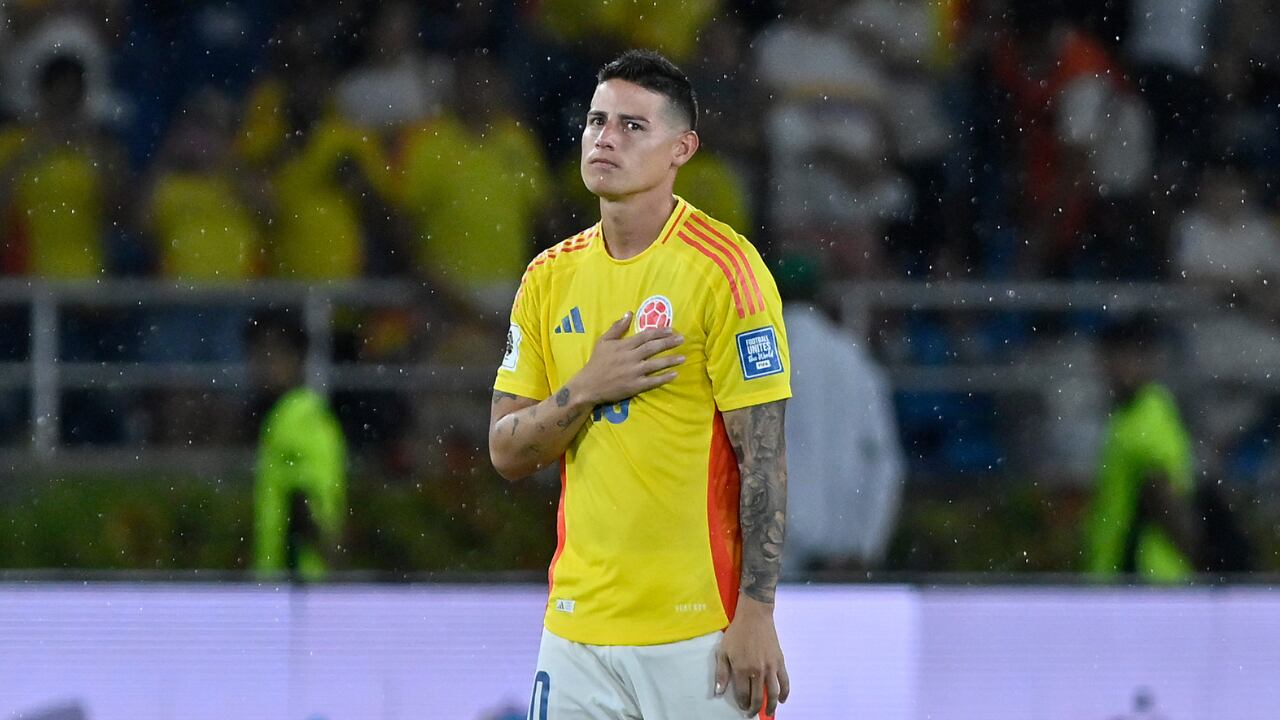 James Rodríguez, capitán y referente de la Selección Colombia.