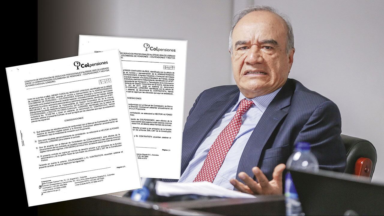 El magistrado Héctor Carvajal se benefició de dos contratos en Colpensiones, conceptuó en favor de la reforma pensional y pretende votar la iniciativa en la Corte Constitucional. 