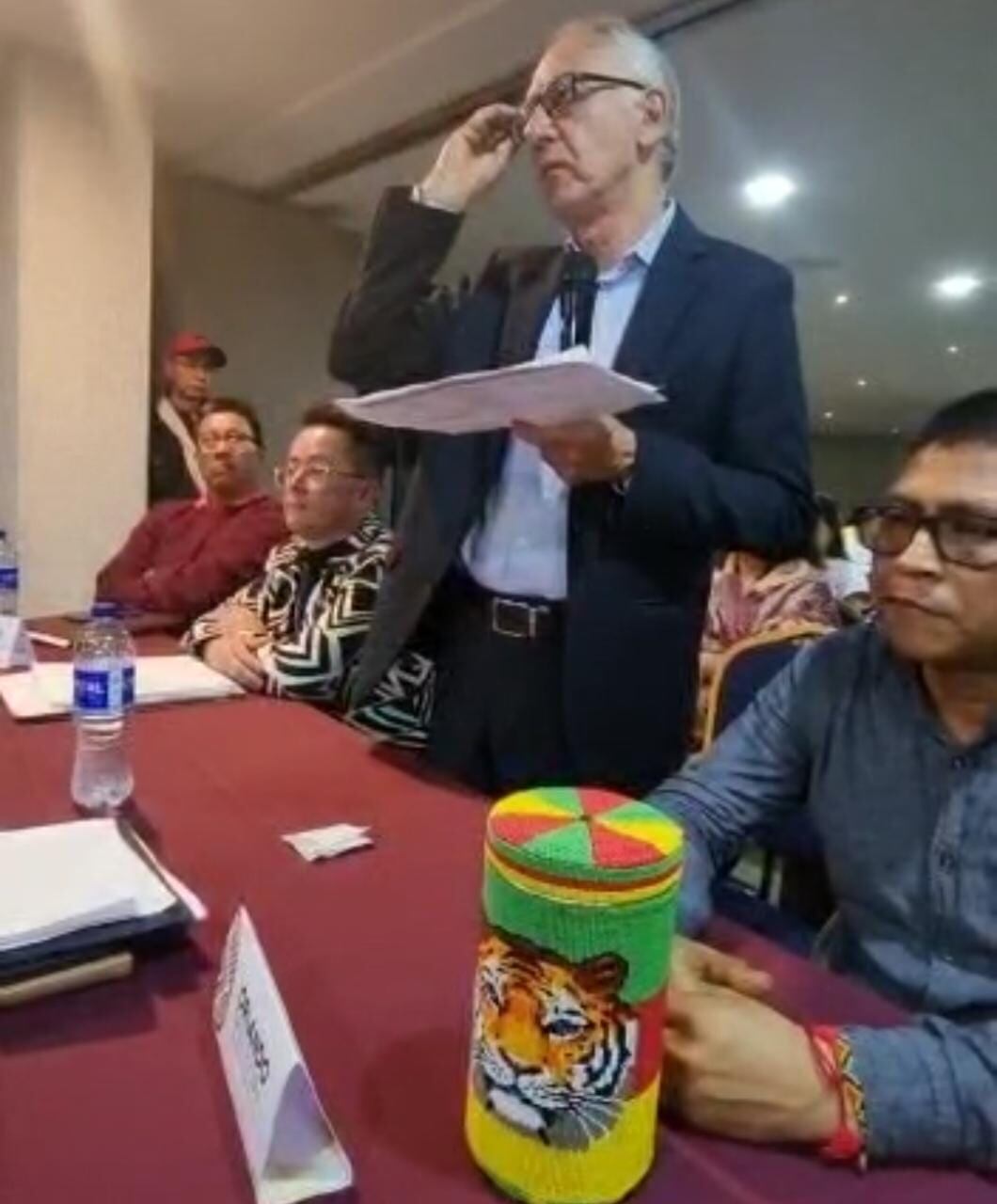 Ministro Guillermo Jaramillo reunido con organizaciones del sector Salud