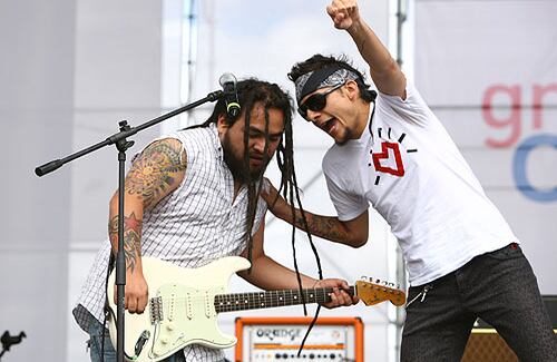 La banda bogotana Doctor Krápula se unió al evento