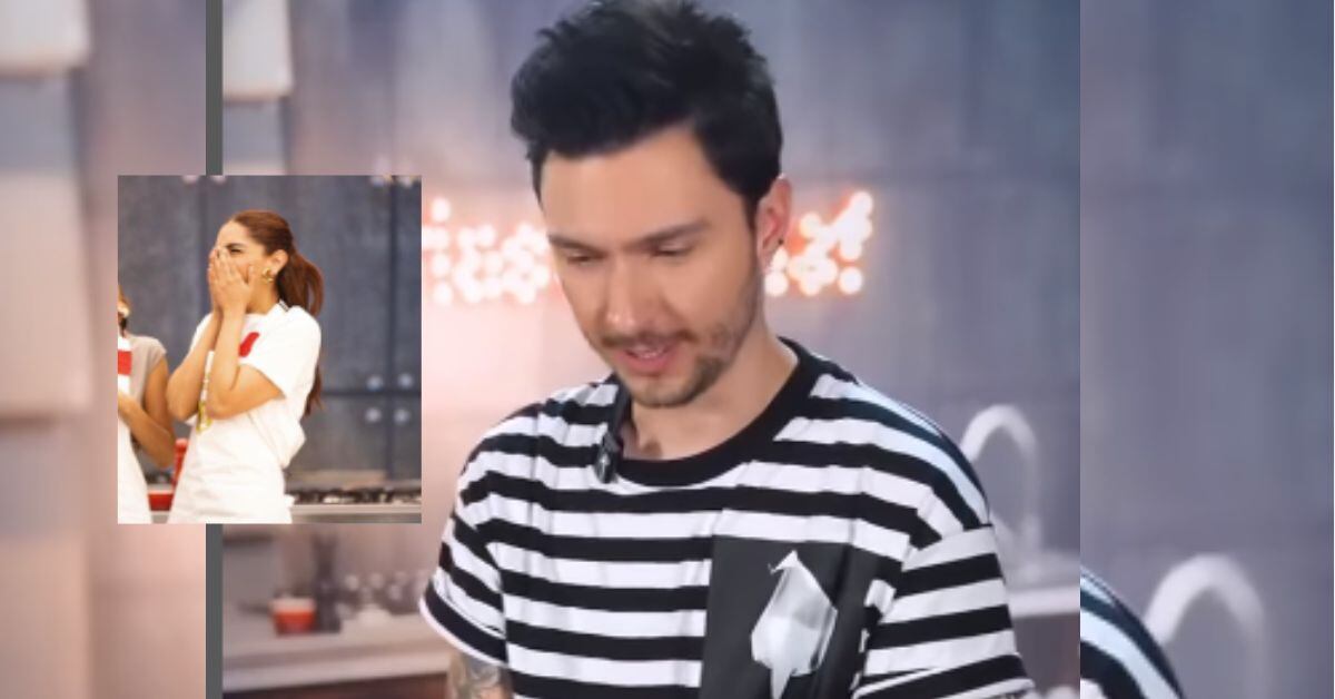 Laura Barjum y Diego Sáenz en 'MasterChef Celebrity Colombia'