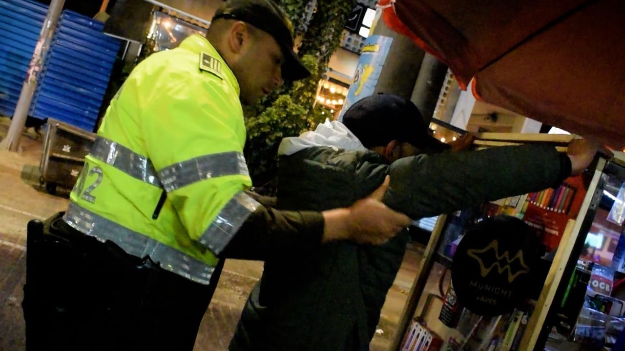 Operativos nocturnos en Bogotá.