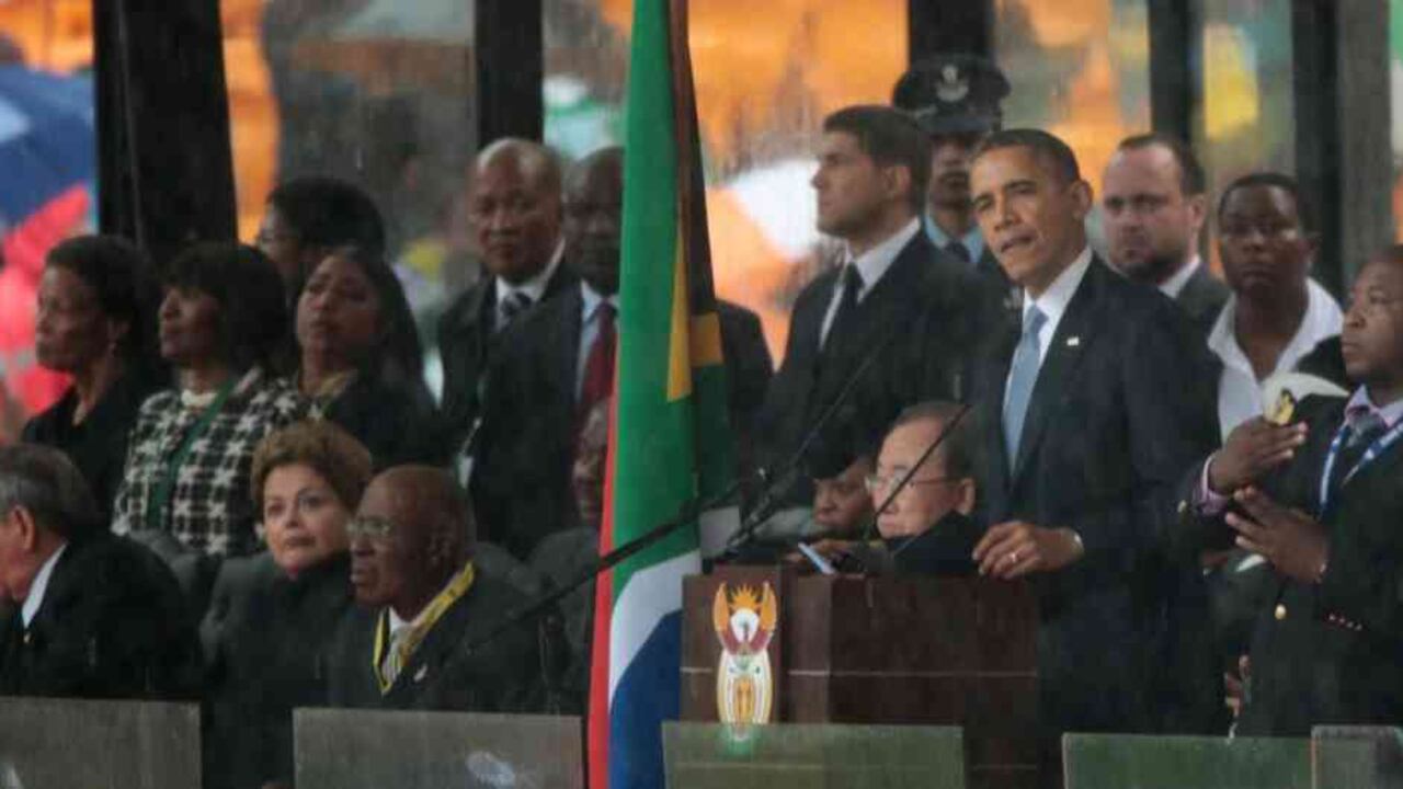 El expresidente Barack Obama pronunció un conmovedor discurso en el centenario de Mandela