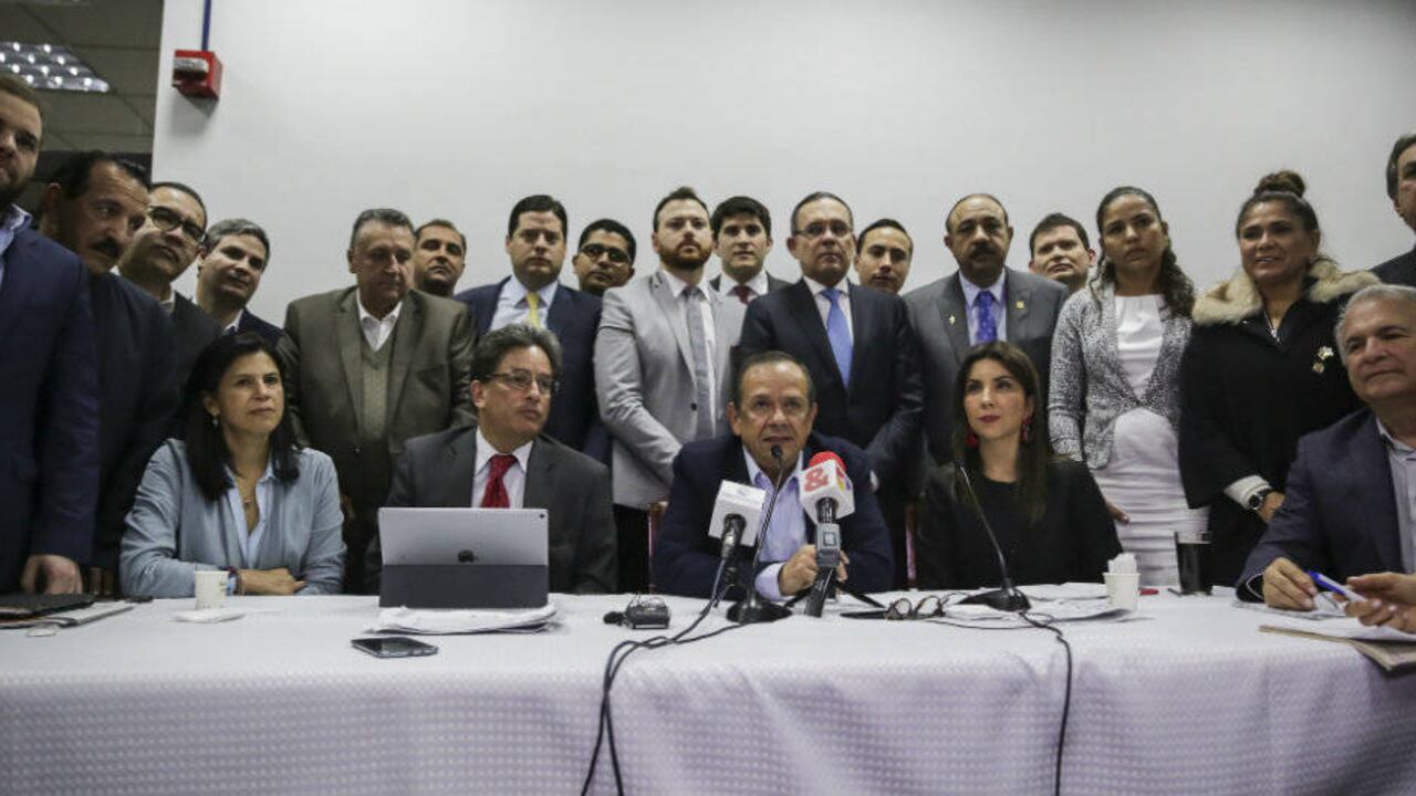 Minhacienda, mineducación y congresistas ponentes del presupuesto General de 2019.