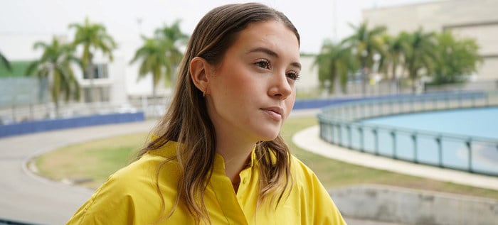 Valeria Valencia Tristán, hija de patinadora Luz Mery Tristán.