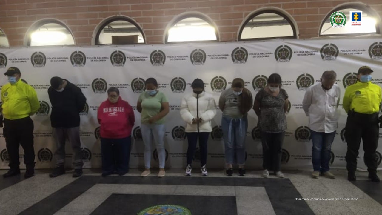 La Fiscalía logró recaptura los presuntos integrantes de esta red criminal que desfalcó a varias empresas de alimentos