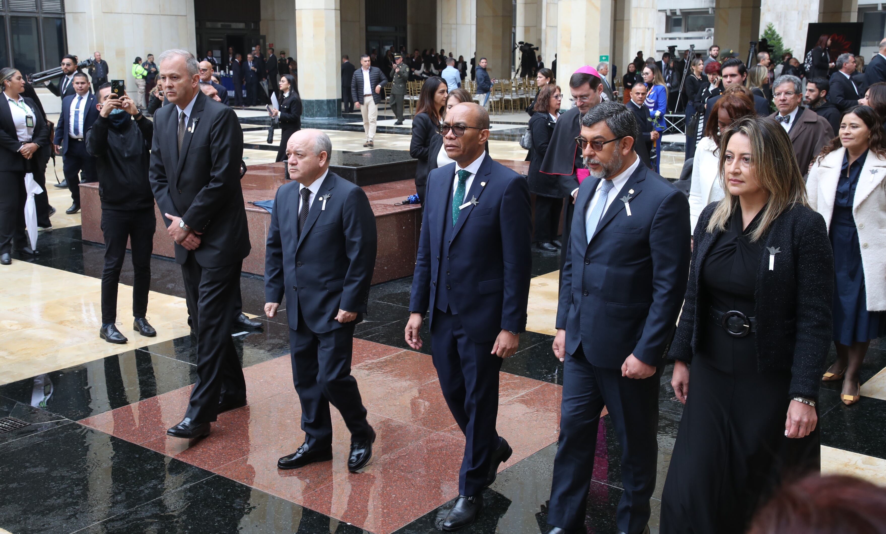 Actos conmemorativos del 39 aniversario de la toma y retoma del Palacio de Justicia en 1985