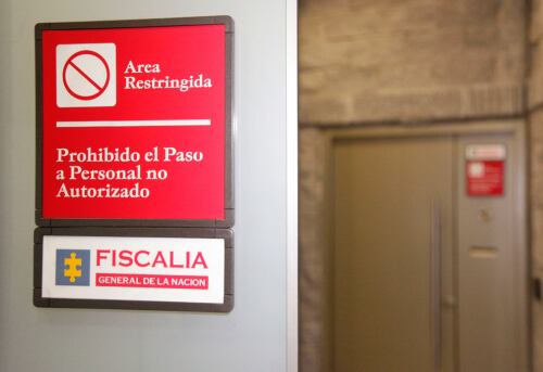 Celdas donde permanecen los primos Nule, en el Nivel Central de la Fiscalía 1