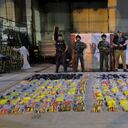 Cargamento de marihuana incautado en Cali