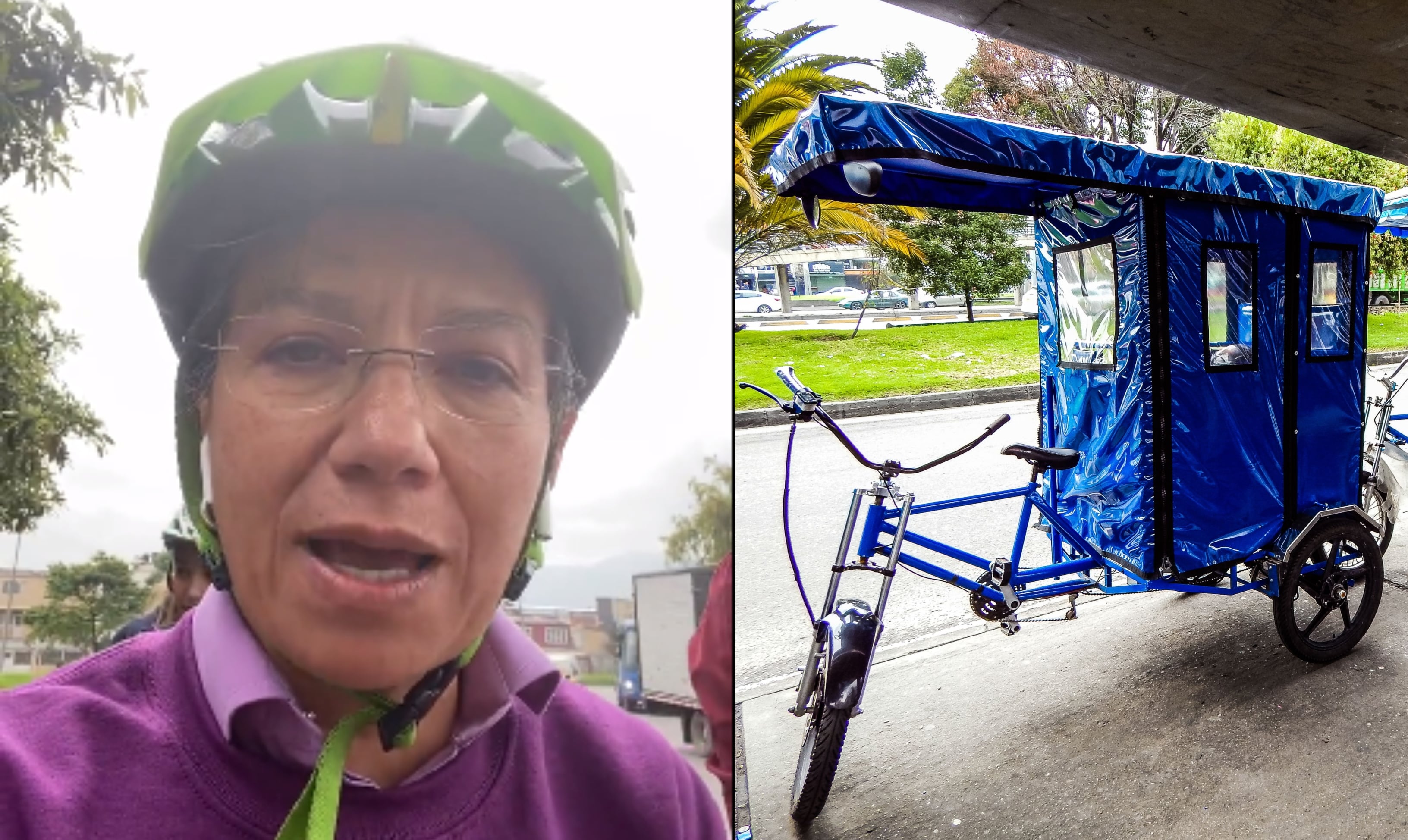 Claudia López explicó las diferencias entre bicitaxismo y mototaxismo.