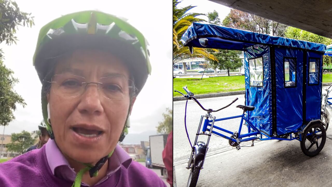 Claudia López explicó las diferencias entre bicitaxismo y mototaxismo.