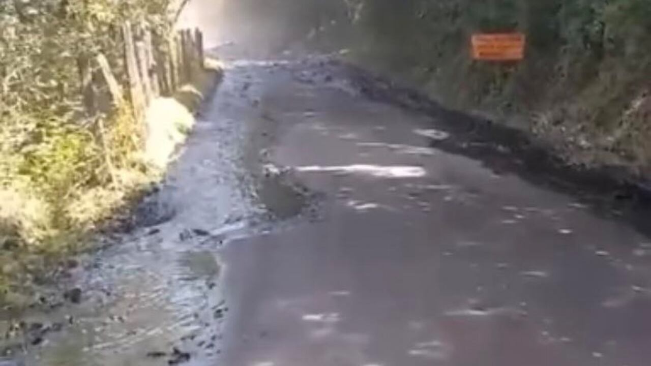 La vía Toledo-Chinácota se encuentra cerrada.