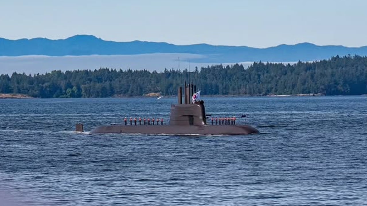 Foto de referencia del submarino nuclear de Corea del Sur.