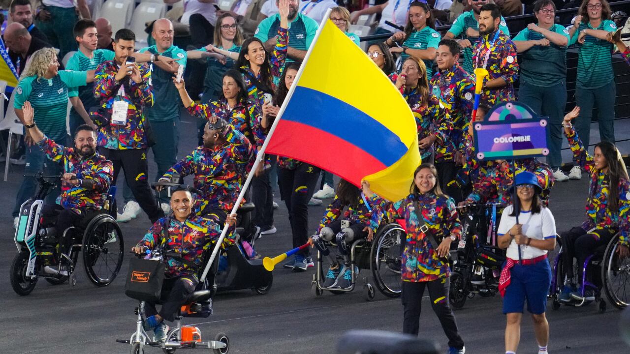 Colombia en la inauguración de los Juegos Paralímpicos París 2024