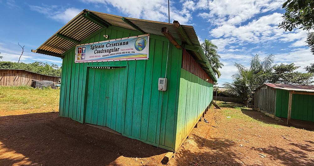 Iglesia donde operaban los religosos masacrados.