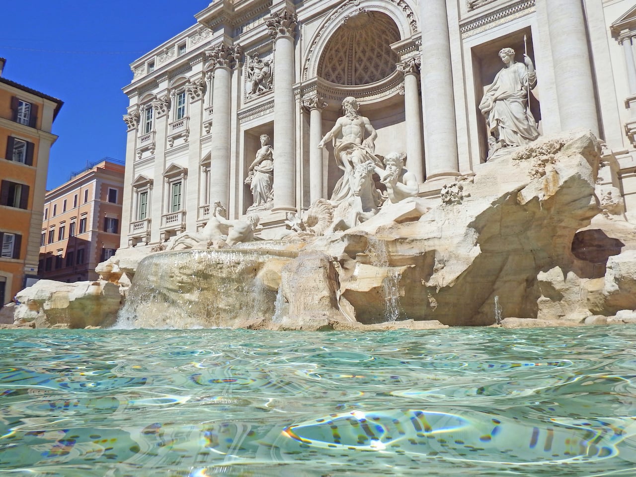 Planean cobrar un euro a los visitantes de la Fontana di Trevi.