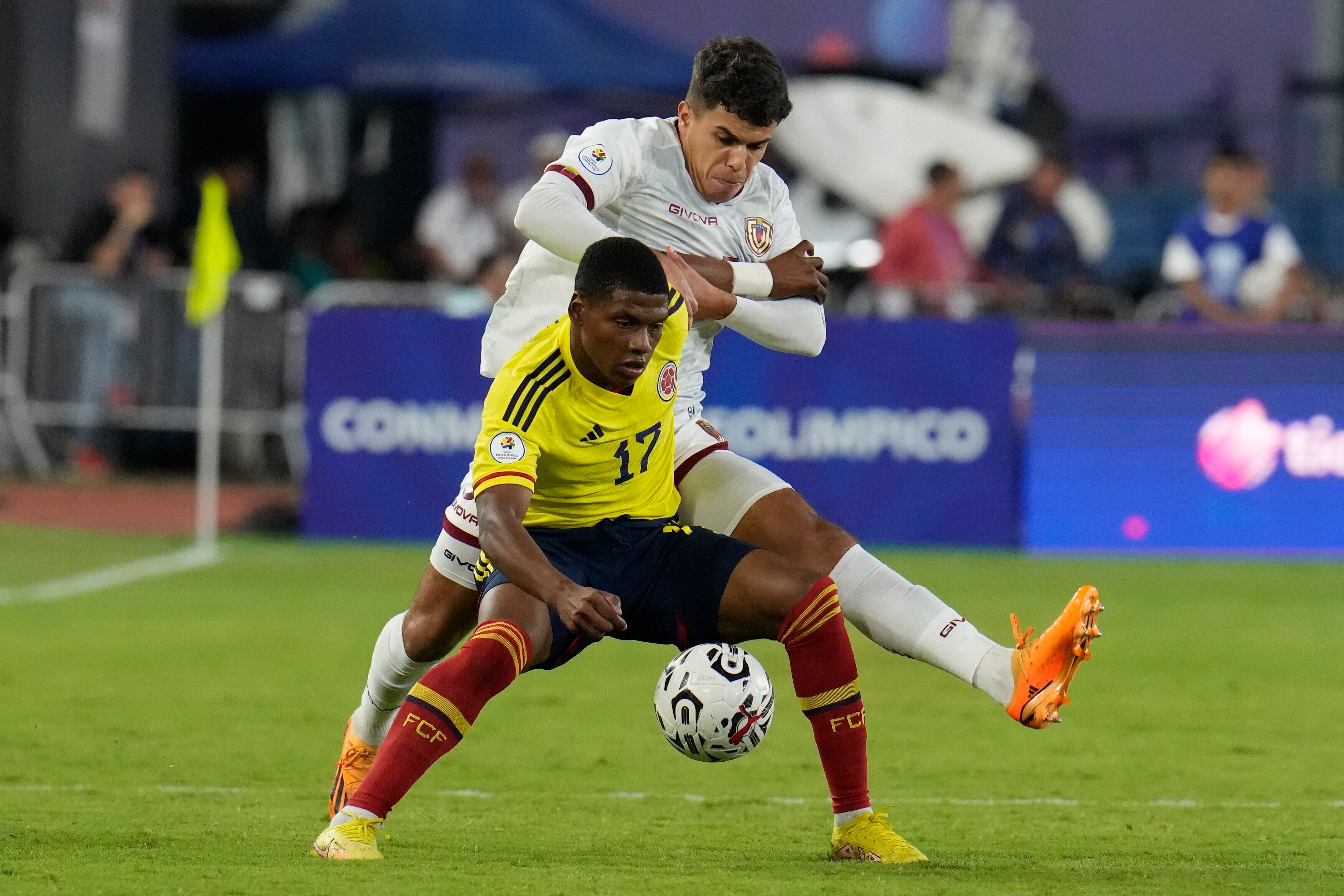 Colombia vs Venezuela - fecha 4 - Torneo Preolímpico.