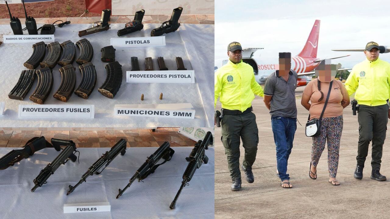 Incautan material de guerra a dos presuntos integrantes de la Segunda Marquetalia en Vichada.