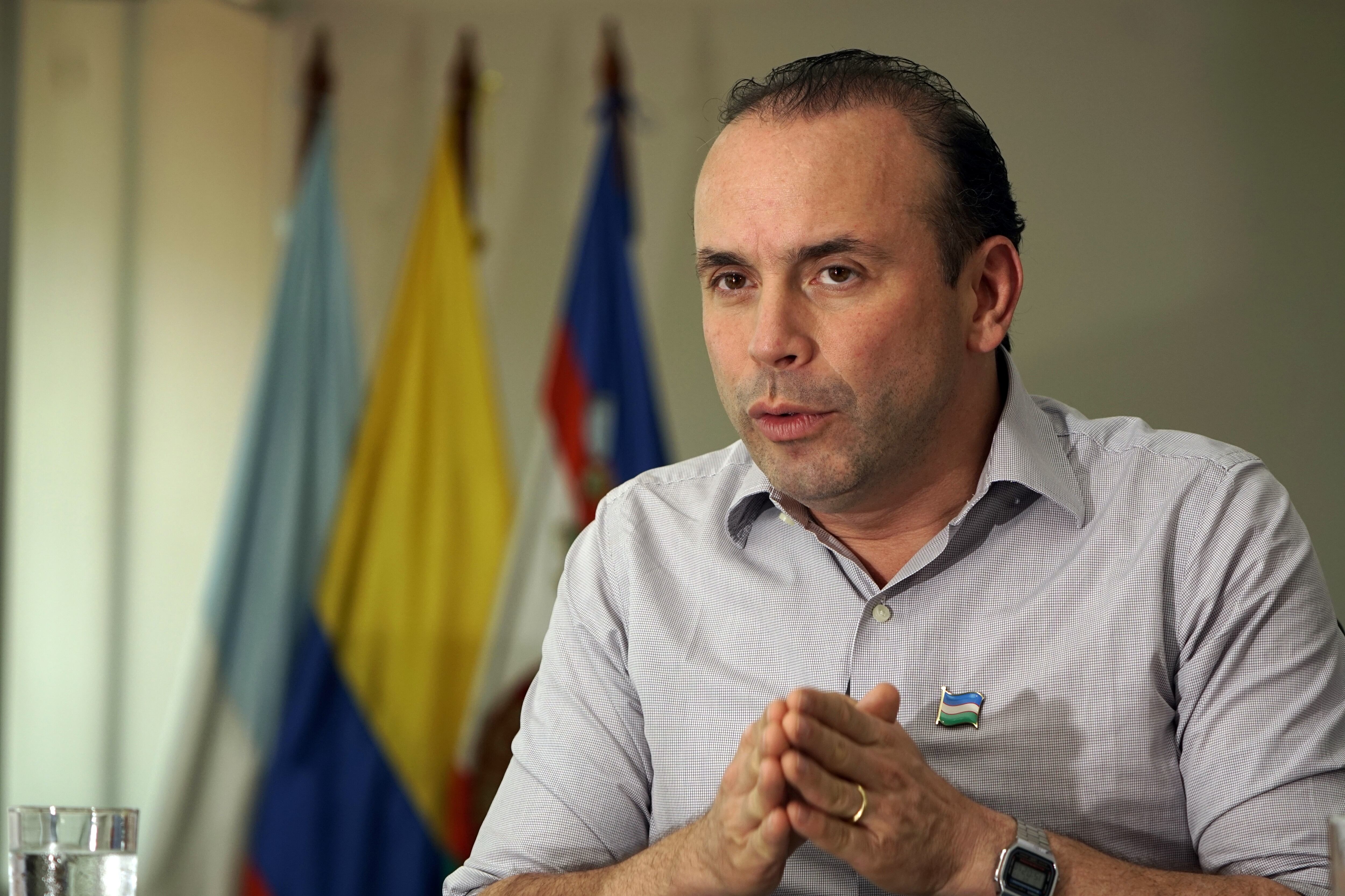 Alcalde de Santiago de Cali, Alejandro Eder. Fecha 11 de diciembre de 2024. Foto Jorge Orozco / El País.