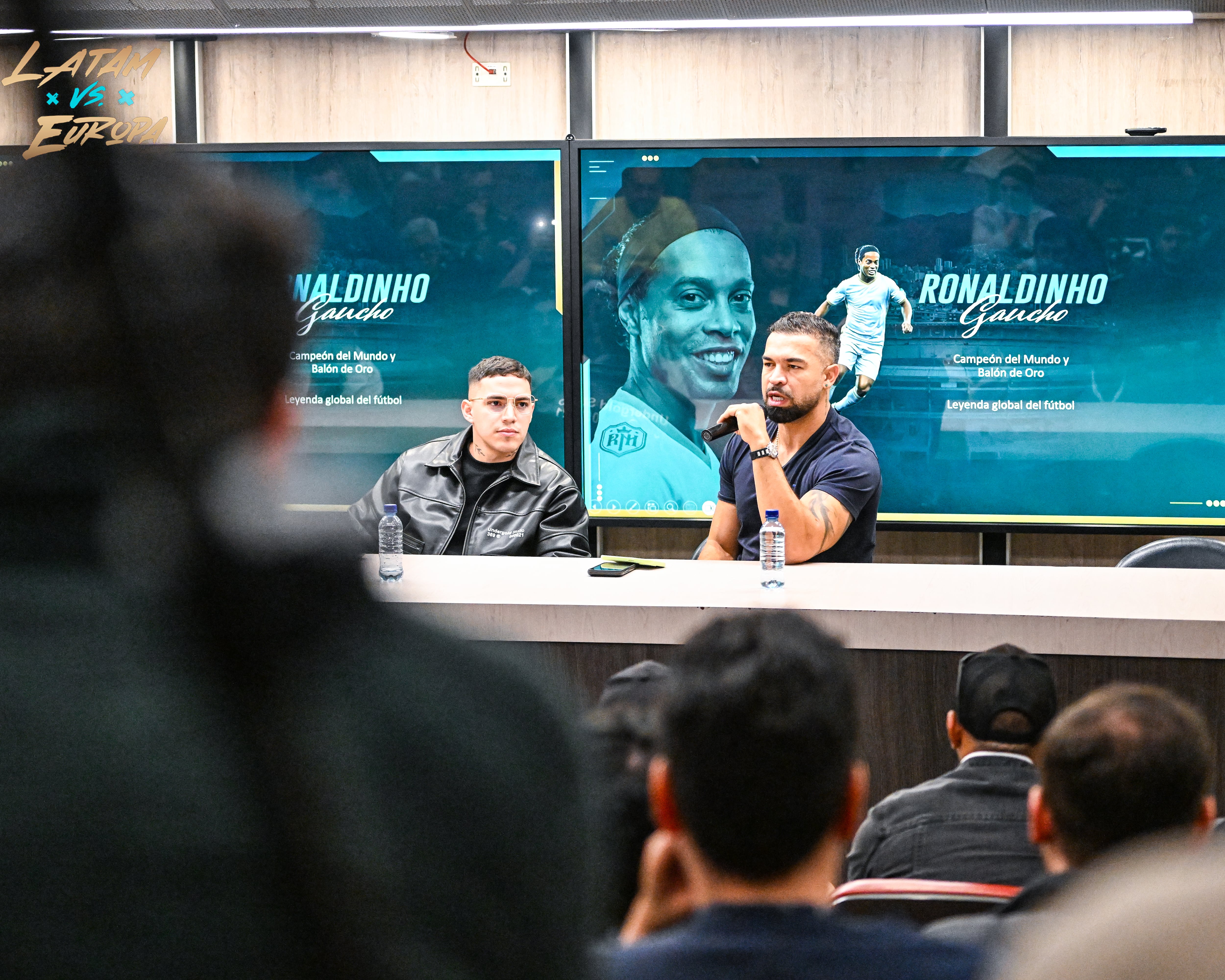 Andrés Cadavid en la rueda de prensa.