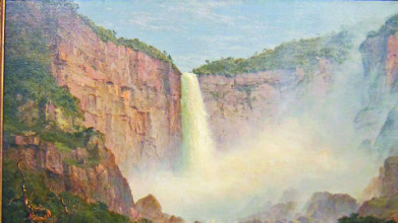 Frederic Edwin Church. Salto del Tequendama (1854). Conservada en el Cincinnati Art Museum.