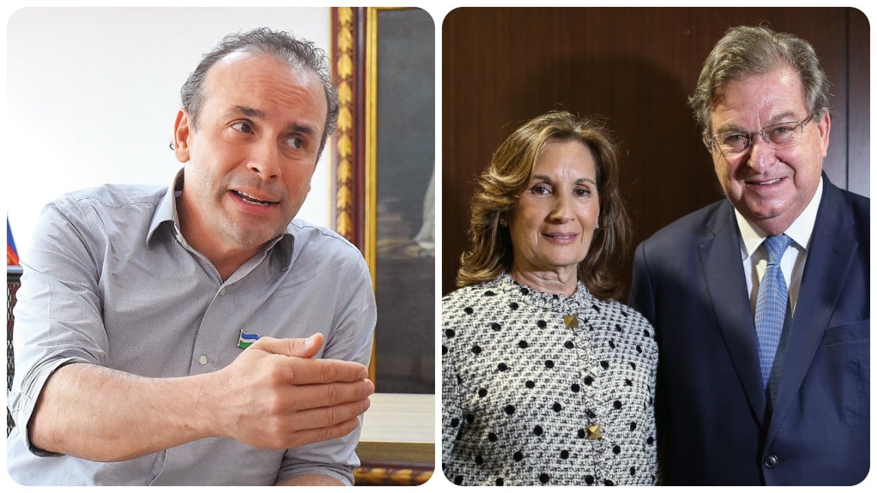 El alcalde de Cali, Alejandro Eder, agradeció la donación para la ciudad del empresario Jaime Gilinski y su esposa, Raquel Kardonski.