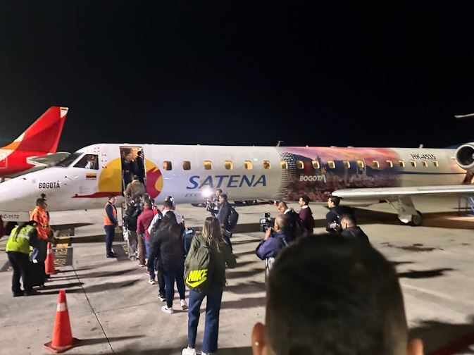 Primer vuelo de Bogotá - Valencia de Satena