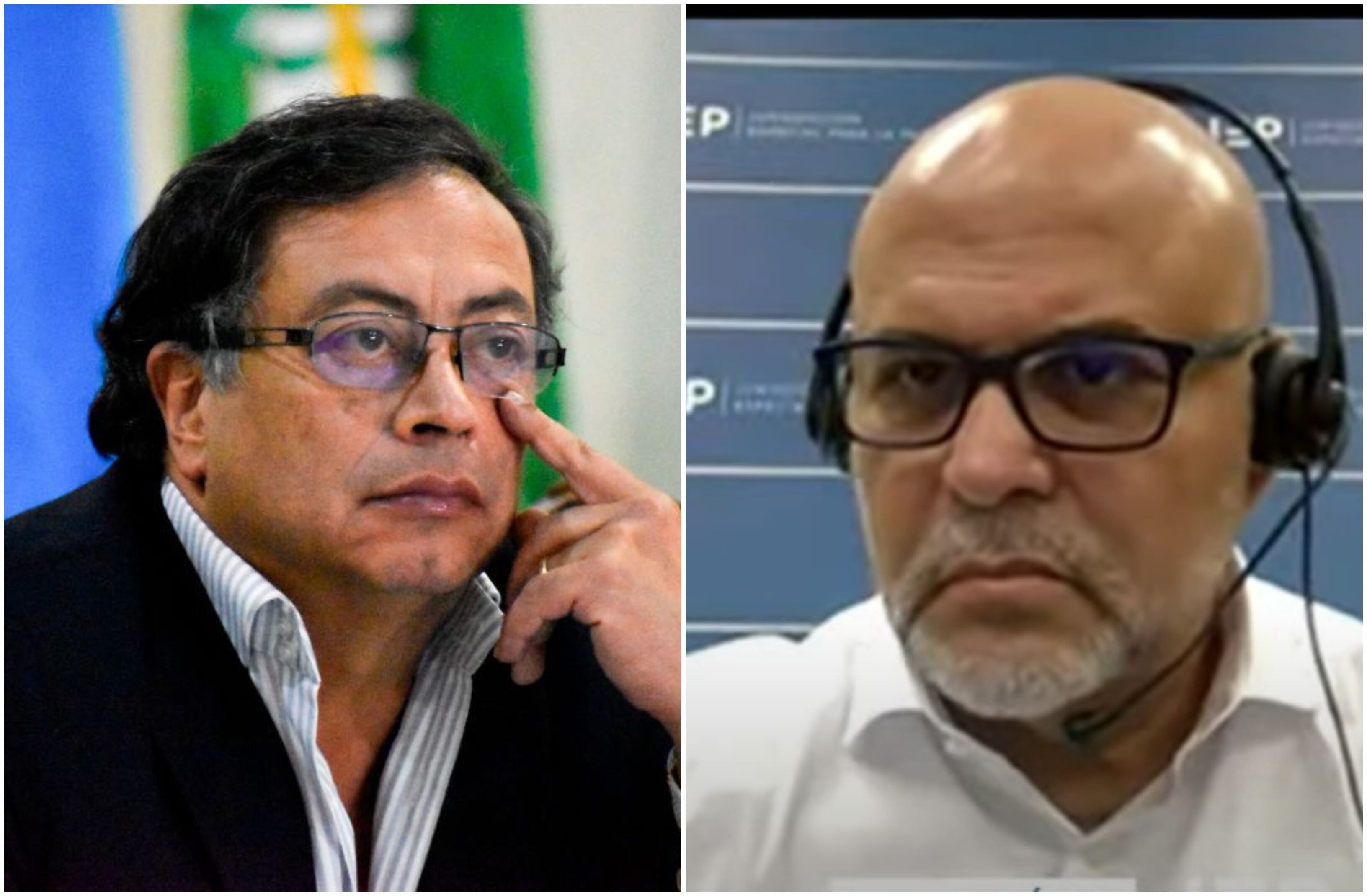 Presidente Gustavo Petro y Salvatore Mancuso
