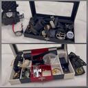 Los costosos relojes y cadenas de oro de alias Cucho, un cabecilla, según la Policía, del cartel del Norte del Valle.