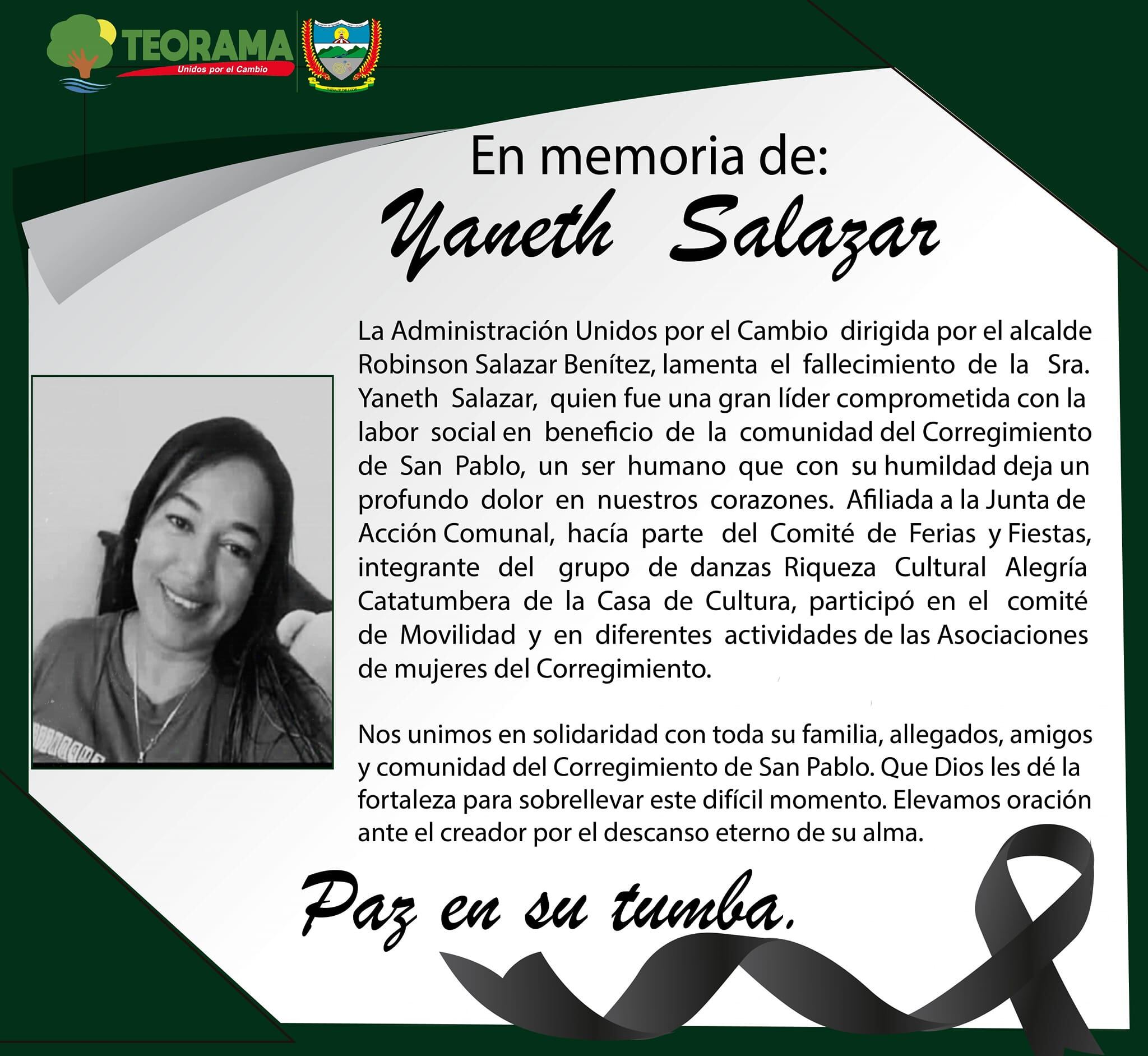 La Alcaldía de Teorama lamento lo sucedido.