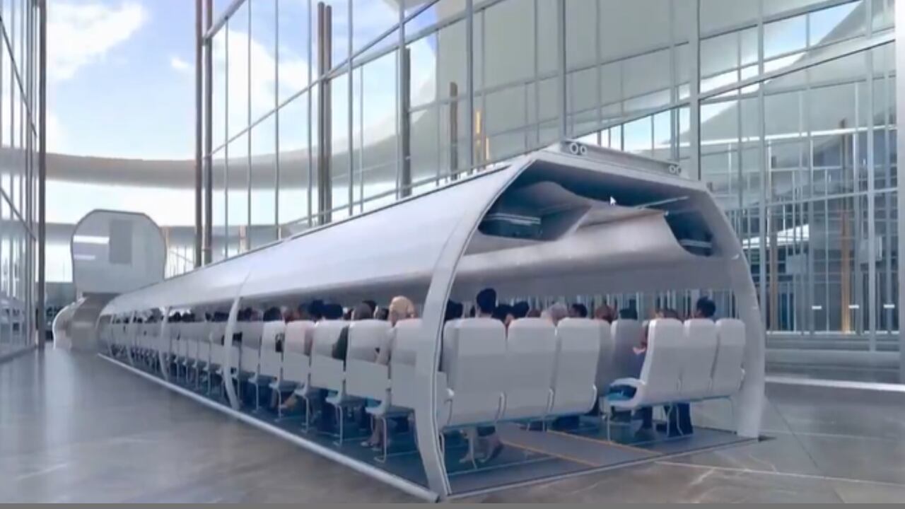 El modelo de aeropuerto futurista totalmente automatizado.