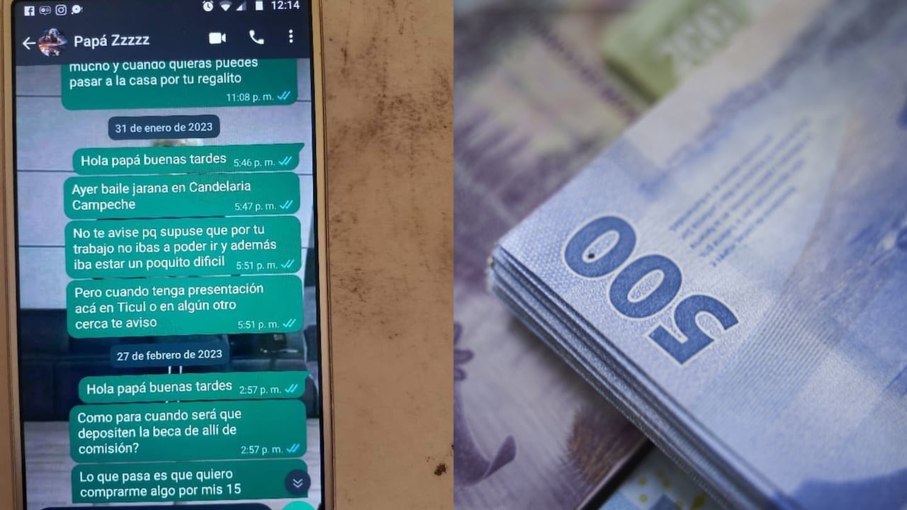 El sujeto no solo se quedó con el dinero de la beca de su hija, sino que también dejó de responder sus mensajes y la bloqueó en Facebook.