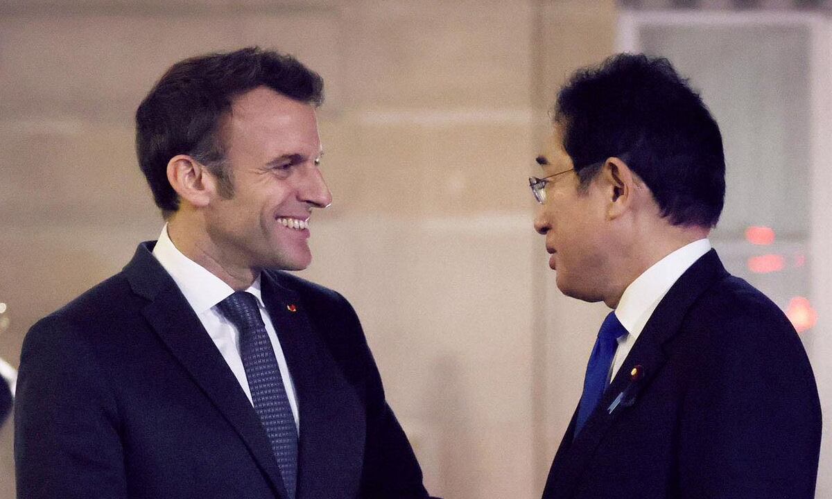 En medio de su gira por Europa, Kishida también se reunió con Macron, presidente francés, y Meloni, primera ministra de Italia.