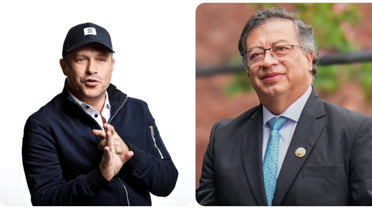 Héctor Olimpo Espinosa y Gustavo Petro.